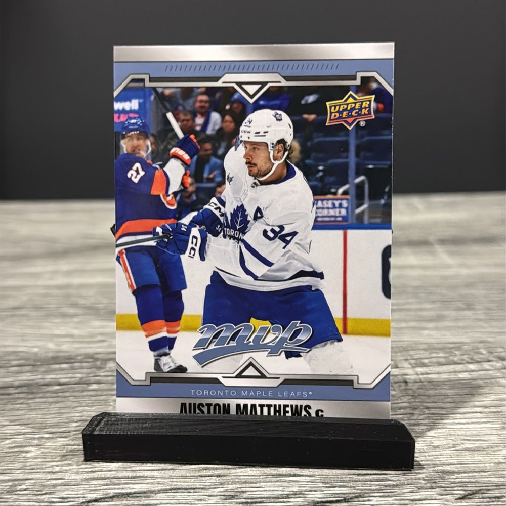 NHL | 2024-25 Upper Deck MVP Hockey #22: Toronto Maple Leafs Auston Matthews